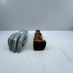 Talla de Madera Figura Humana con Sombrero - imagen 6
