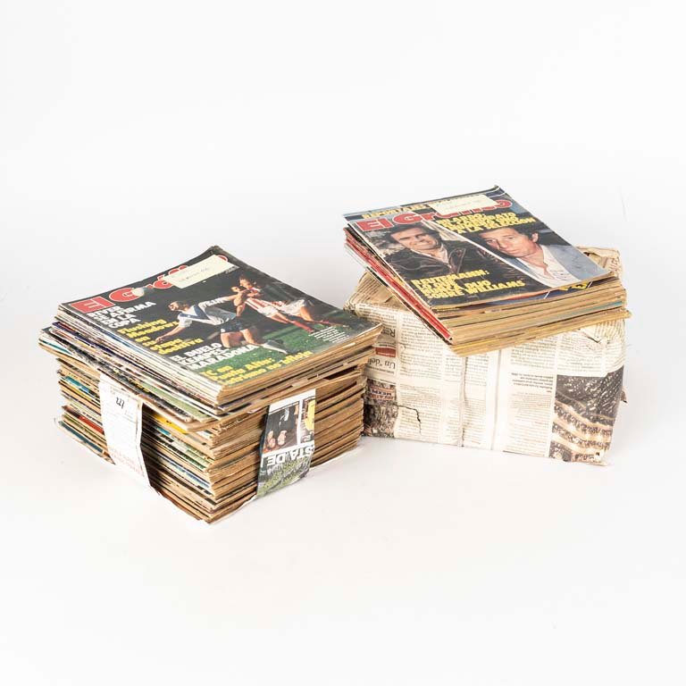 Lote siguiente: Lote de revistas El Gráfico en excelente estado