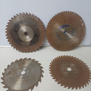 4 Discos de Sierra Circulares para Madera, 2 de 35cm y 2 de 30cm - imagen 1