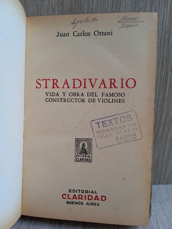 Libro sobre Stradivarius, constructor de violines - imagen 2