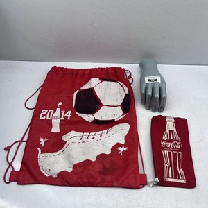 Cartuchera y Mochila de Tela Coca-Cola Publicitaria - imagen 1