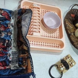 Canasta, Escurridor y Tapiz con Figuras - imagen 3