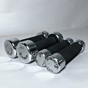 Set de Mancuernas Cromadas Bemshey de 1Kg y 2Kg - imagen 2