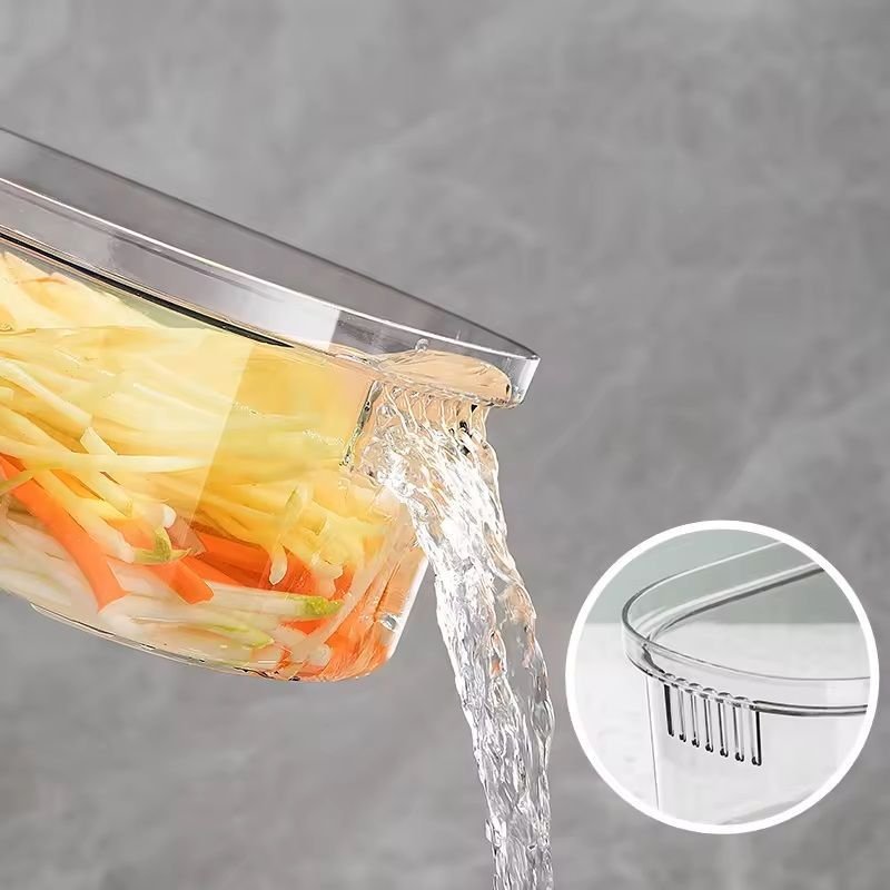 Cortador de Verduras 3 en 1 - Cuchara con Ranuras y Caja para Almacenamiento - imagen 6