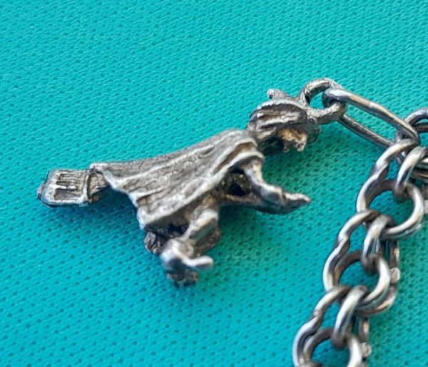 Pulsera de dama en plata con dijes - imagen 2