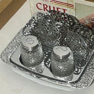 Set de Salero, Pimentero y Servilletero "Elegant Cruet Set" - imagen 5