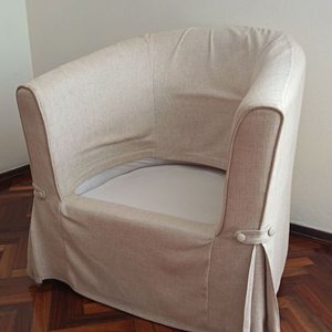 Sillón Individual Estilo Contemporáneo con Cojín Suelto - imagen 5