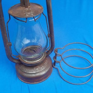Antiguo Farol a Queroseno Alemán Feuerhand "Nr. 201" - imagen 11