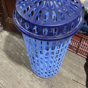Lote anterior: Canasto de Plástico Azul con Tapa