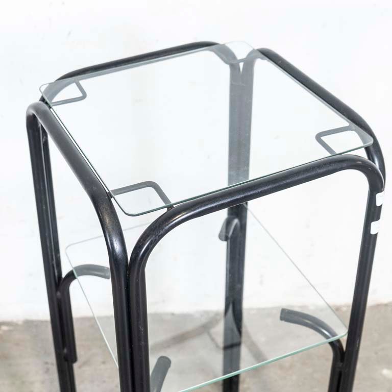 Mesa de sala en metal con vidrio - imagen 2