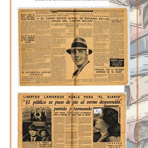 Diario El Diario de Uruguay - Edición 1 de Julio de 1935 con Fotos de Gardel - imagen 2