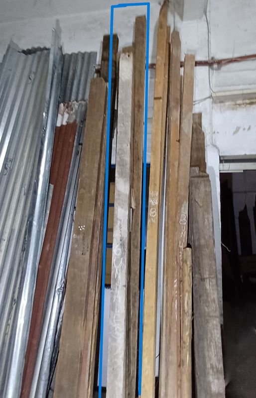Seis tirantes de pinotea para decoración y uso - imagen 2