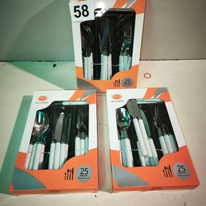 Set de Cubiertos Huazhiqi x 25 Piezas (3 Unidades) - imagen 2
