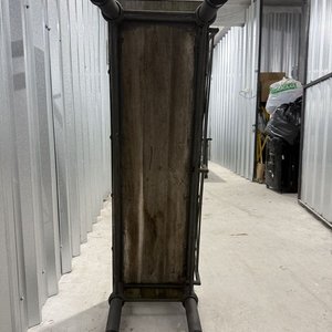 Juego de Exterior de Madera y Metal con Mesa y Bancos - imagen 22