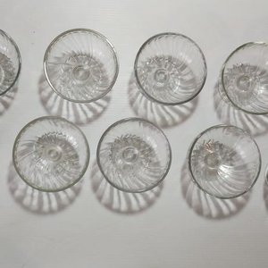 Set de 5 Compoteras de Vidrio Labrado y Liso - imagen 5