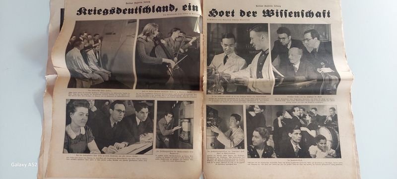 Diario alemán antiguo del año 1940 - imagen 3