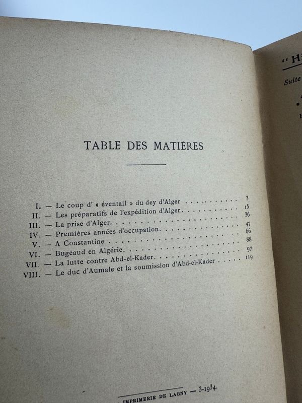 Libros antiguos sobre la conquista de Argelia y el regreso de Napoleón - imagen 4