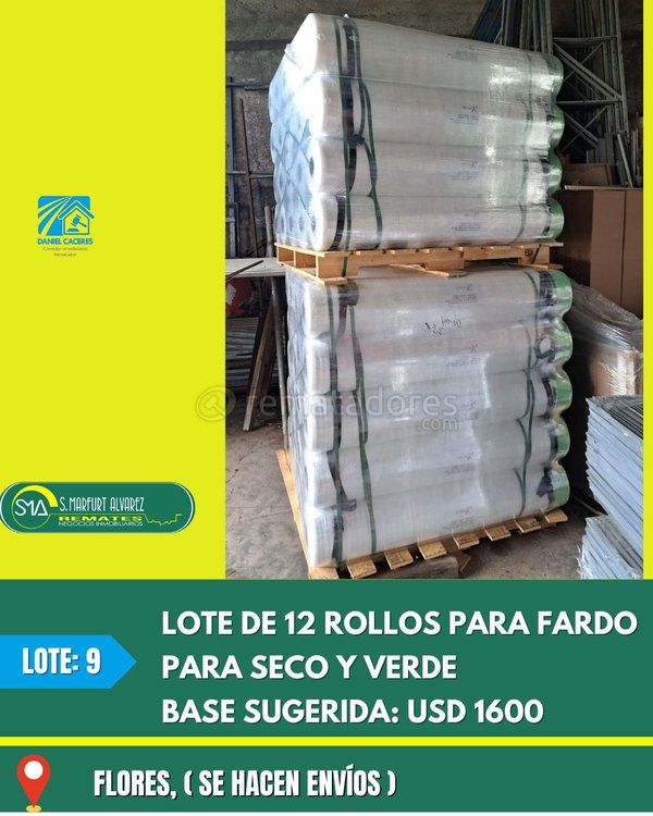 Lote de 12 Rollos para Fardo de Seco y Verde