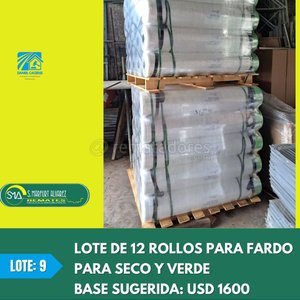 Lote anterior: Lote de 12 Rollos para Fardo de Seco y Verde