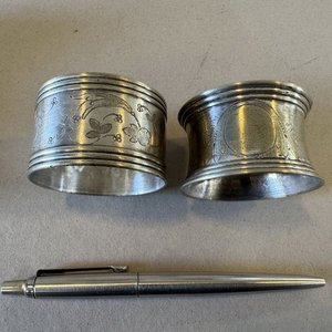 Puño de rebenque y 2 servilleteros - imagen 3