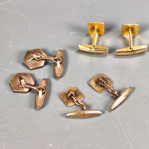 Tres Pares de Gemelos Antiguos con Diseños Variados - imagen 6