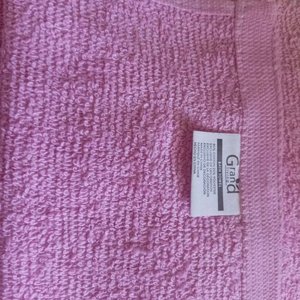 Set de 2 Toallas de Baño Grandes - Rosa y Verde - imagen 2