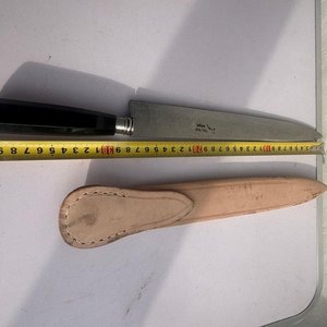 Lote anterior: Cuchillo Solingen Mango Negro Hoja 28 cm