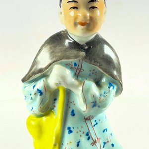 Figura en porcelana oriental de 21 cm - imagen 6