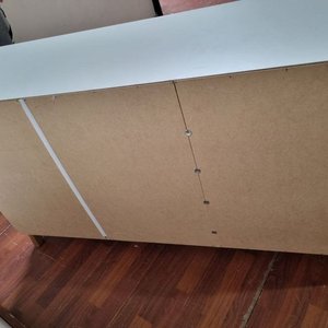 Cómoda Moderna Diseño Nórdico Blanco y Madera Natural - imagen 6