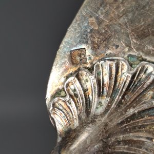 Par de Piezas de Servir "Scholberg" Antiguas de Plata - imagen 8