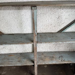 Estantería de Madera Rústica de Tres Niveles - imagen 3