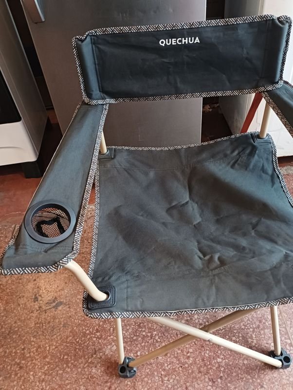 Silla plegable de camping con reposabrazos Quechua Basic - imagen 5