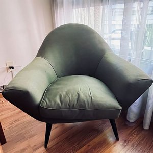 Sillón Estilo Americano Verde Inglés - imagen 2