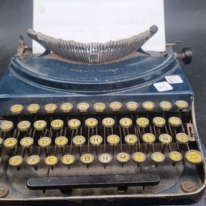 Máquina de Escribir Antigua Remington Azul - imagen 3