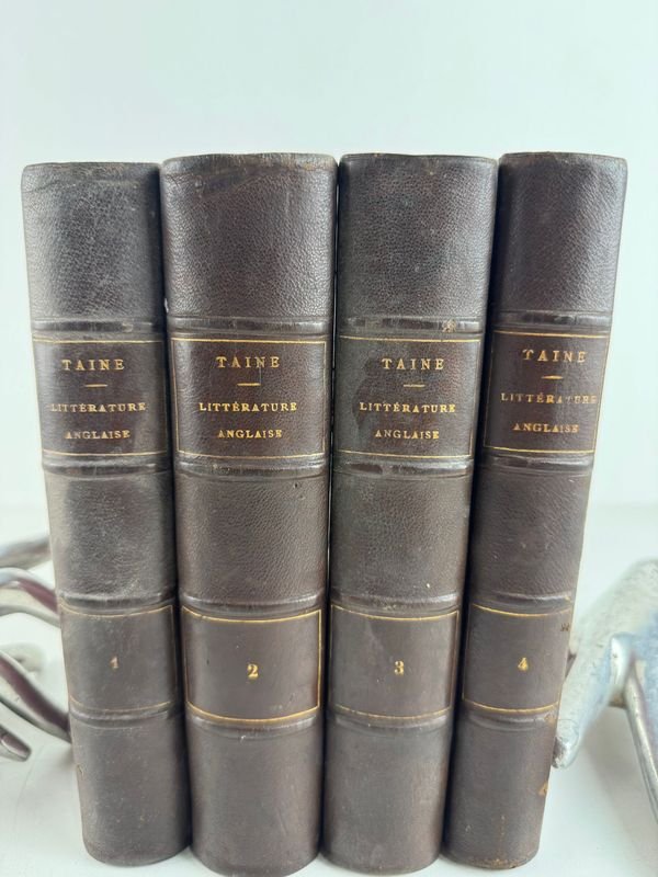 Colección de libros antiguos de Historia de la literatura inglesa - imagen 2