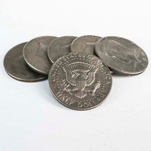 6 Monedas de Medio Dólar de Estados Unidos (Décadas 70 y 80) - imagen 2