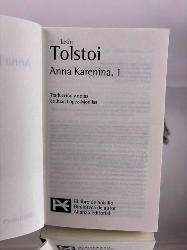 Libro de Anna Karenina por León Tolstói en dos tomos - imagen 3