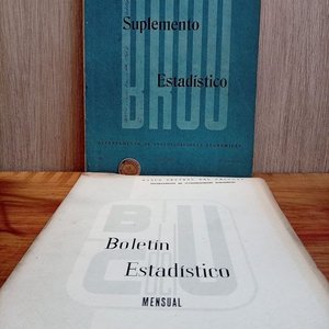 Dos Publicaciones Económicas Uruguay: Suplemento Estadístico BROU y Boletín Mensual BCU Julio 1968 - imagen 2