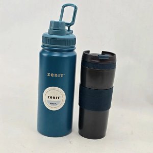 Lote siguiente: Botella Térmica Zenit Azul y Vaso Térmico Negro (Nuevos)
