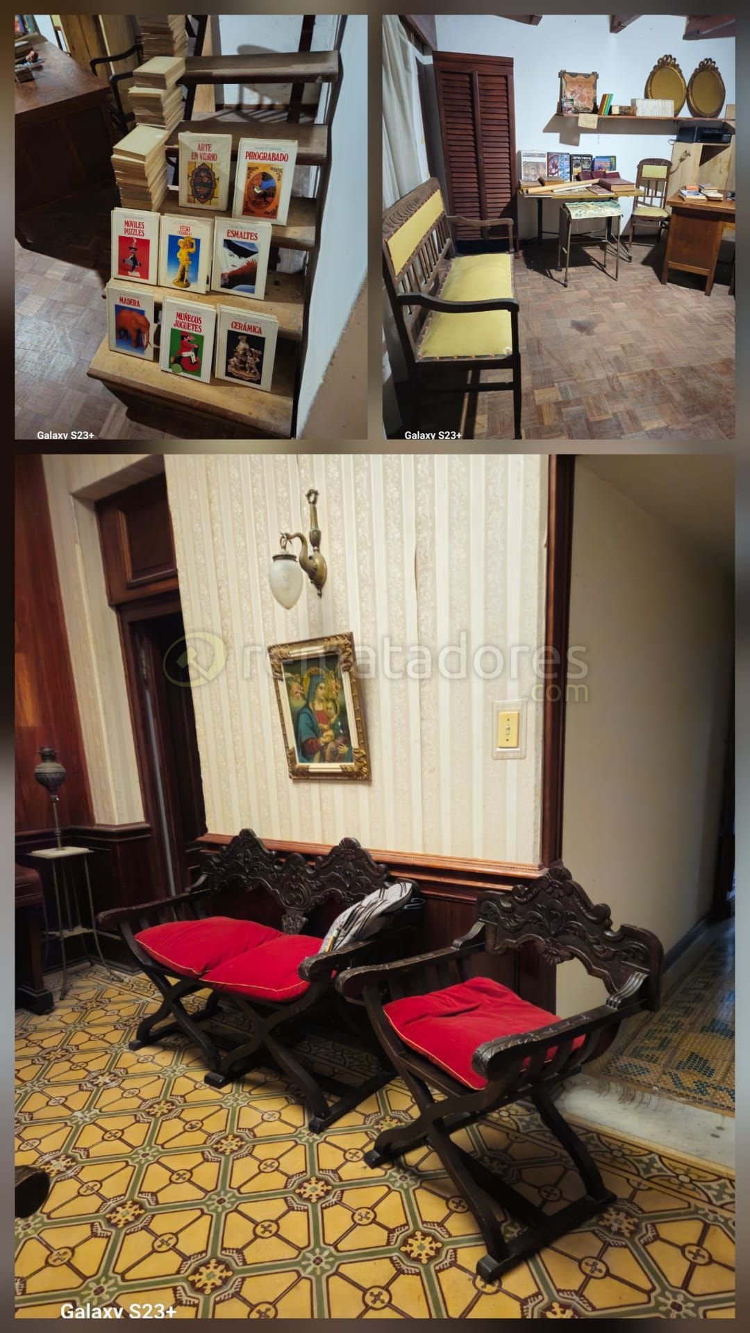 Lote de Muebles Antiguos y Objetos Decorativos