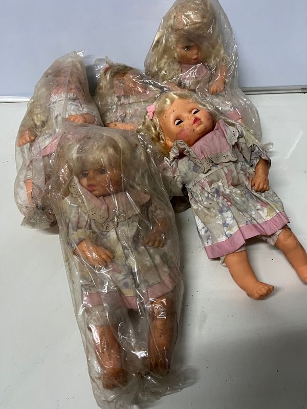 Lote de 36 Muñecas Rubias con Vestidos Florales