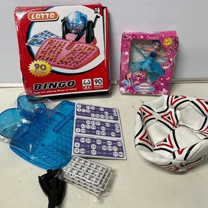 Lote de Bingo, Hada Voladora y Pelota de Fútbol - imagen 1