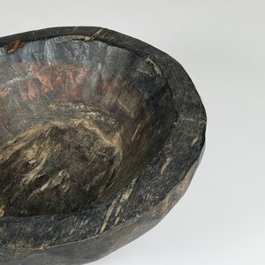 Cuenco de Madera Tallado a Mano Estilo Wabi-Sabi - imagen 3
