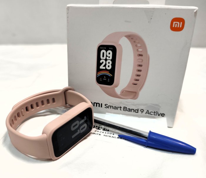 Smartwatch Xiaomi Smart Band 9 Active Rosa con Cargador y Caja