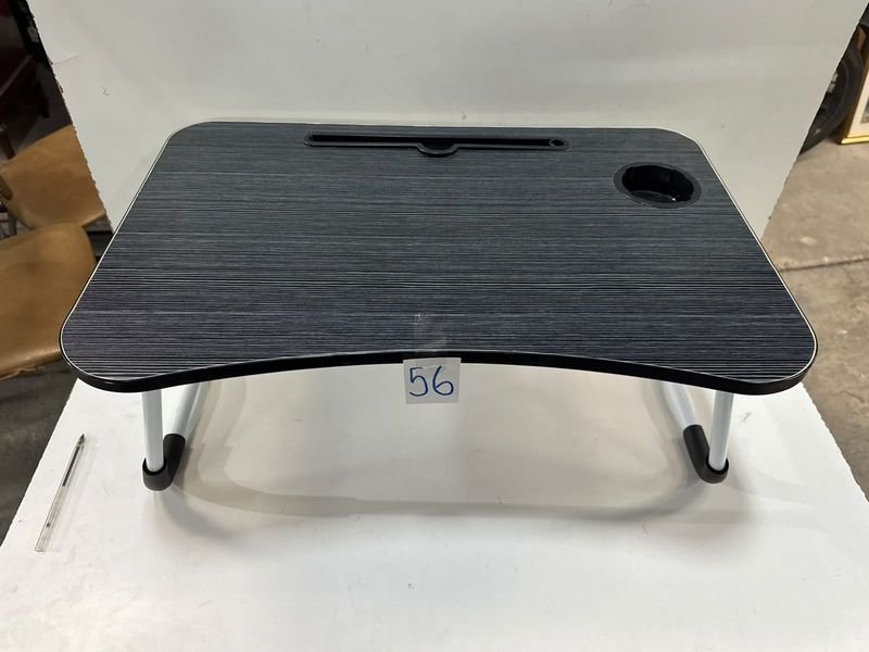 Mesa Plegable para Cama con Soporte para Tablet y Posavasos