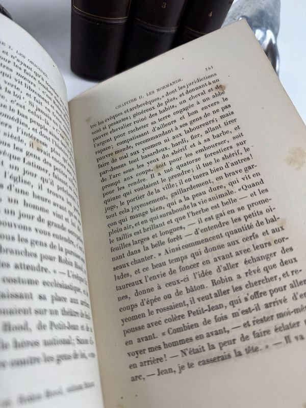 Colección de libros antiguos de Historia de la literatura inglesa - imagen 6
