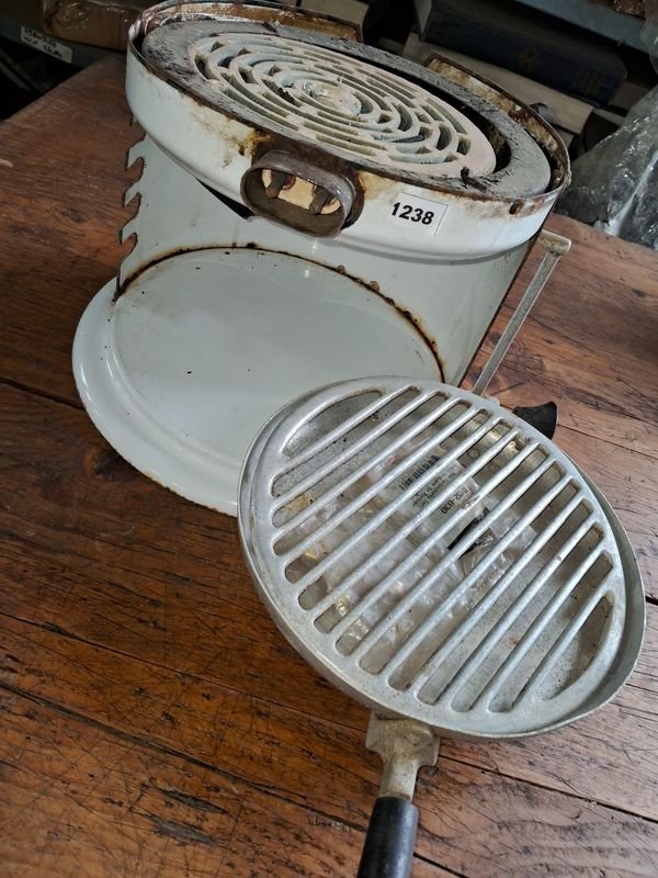 Churrasquera eléctrica antigua marca Metaloza para venta - imagen 4