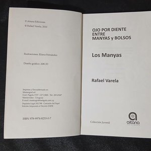 Libro "Ojo por Diente entre Manyas y Bolsos" de Rafael Varela (Aitana Ediciones, 2010) - imagen 3