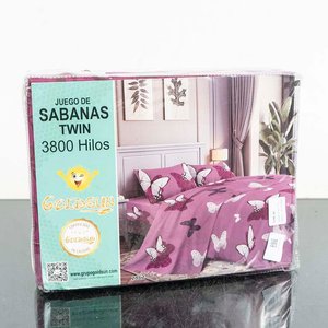 Lote siguiente: Juego de Sábanas Twin 3800 Hilos Marca GoldSun