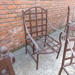 Sillones de Exterior de Aluminio con Reposabrazos Desoldado - imagen 4